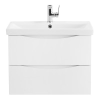 База под раковину подвесная BelBagno MARINO-CER-700-2C-SO-BO-P Bianco Opaco
