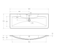 Раковина из литьевого мрамора BelBagno BB1200/455-LV-MR-ALR