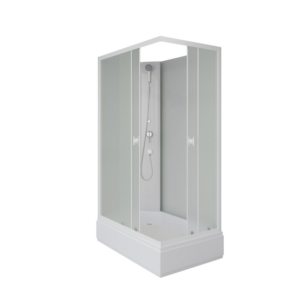 Душевая кабина Niagara Promo P110/80/26Q/MT/BK (110х80х200) 4 места