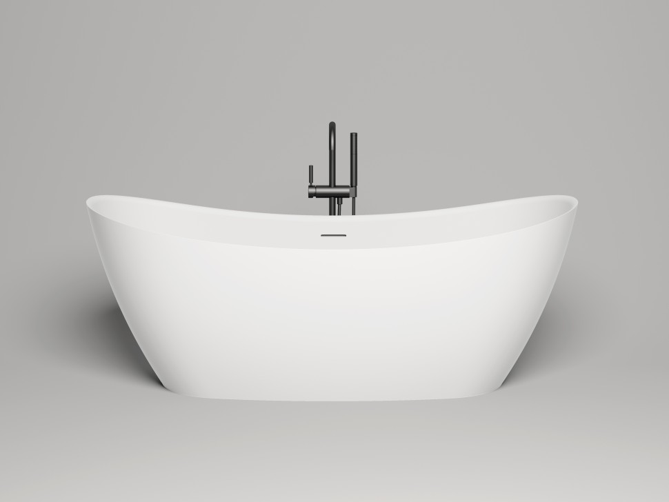 Ванна отдельностоящая NOEMI 185x81 покраска по RAL полностью S-Sense Глянцевое