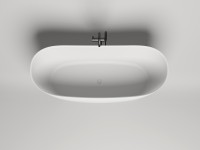 Ванна отдельностоящая NOEMI 185x81 покраска по RAL полностью S-Sense Глянцевое