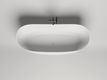 Ванна отдельностоящая NOEMI 185x81 покраска по RAL полностью S-Sense Глянцевое