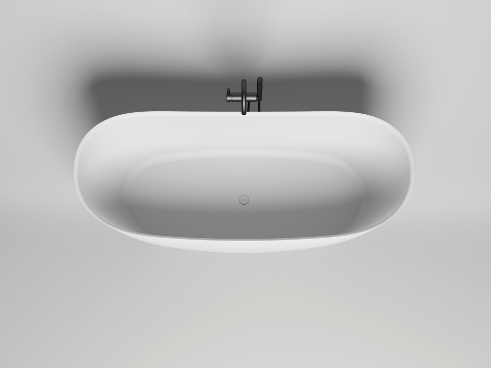 Ванна отдельностоящая NOEMI 185x81 покраска по RAL полностью S-Sense Глянцевое