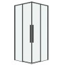Душевое ограждение Grossman Galaxy 300.K33.01.8080.42.00 (80х80х195) квадрат,раздвижная,графит сатин,стекло прозрачное, 1 место