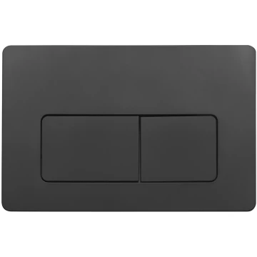 Кнопка смыва Veconi FLUSH V5, чёрный матовый