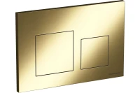 Кнопка смыва Balance, клавиши Square, цвет брашированное золото, арт. CN12-002BG