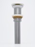 AQM7002-0W Донный клапан без перелива, керамическая накладка, цвет белый