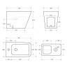 Биде напольное BelBagno ARDENTE-R BB003B