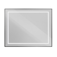 Зеркало BelBagno SPC-KRAFT-1000-800-SENS-NERO