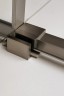 Timo Душевая дверь TDSS-120/13C-8L, раздвиж 1200*2000, проф никель, стекло проз 8 мм
