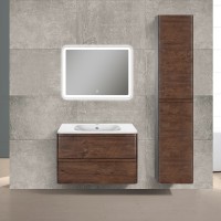 База под раковину Vico 800 подвесная, 2 выкатных ящика soft close, R.Wood