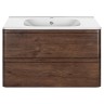 База под раковину Vico 800 подвесная, 2 выкатных ящика soft close, R.Wood