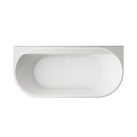 Ванна акриловая Vincea VBT-621B, 1700*800*580, цвет белый, слив-перелив в комплекте, белый
