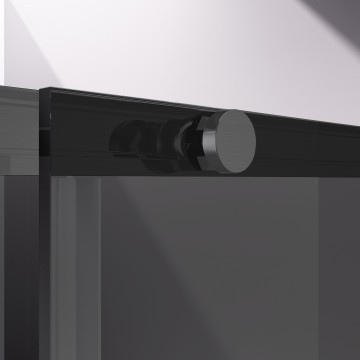 Душевой уголок Слим-Н (Slim-N) VSS-4SN8010CGGM, 1000*800, вороненая сталь, стекло тонированное