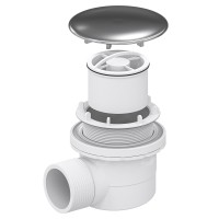 Сифон для поддона RGW 18241106-01* Velplex QYD-06 Сифон для душевых поддонов, хром