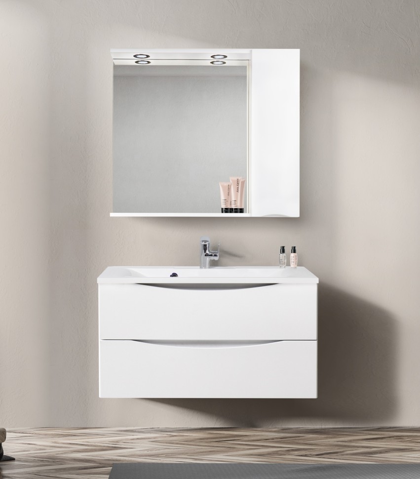Шкаф подвесной BelBagno MARINO-SPC-900/750-1A-BL-P-R