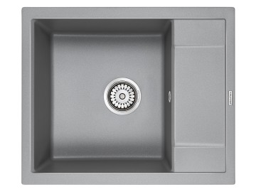Мойка FLUGEN 50-600, IT-GRANIT, PM216050-GRM, серый металлик, 600х500 мм, Paulmark