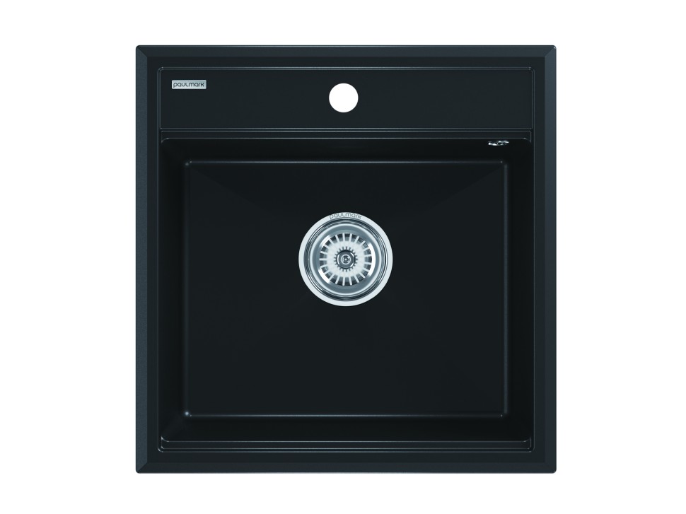 Мойка STEPIA 50, IT-GRANIT, PM115051-BLM, черный металлик, 500х510, Paulmark