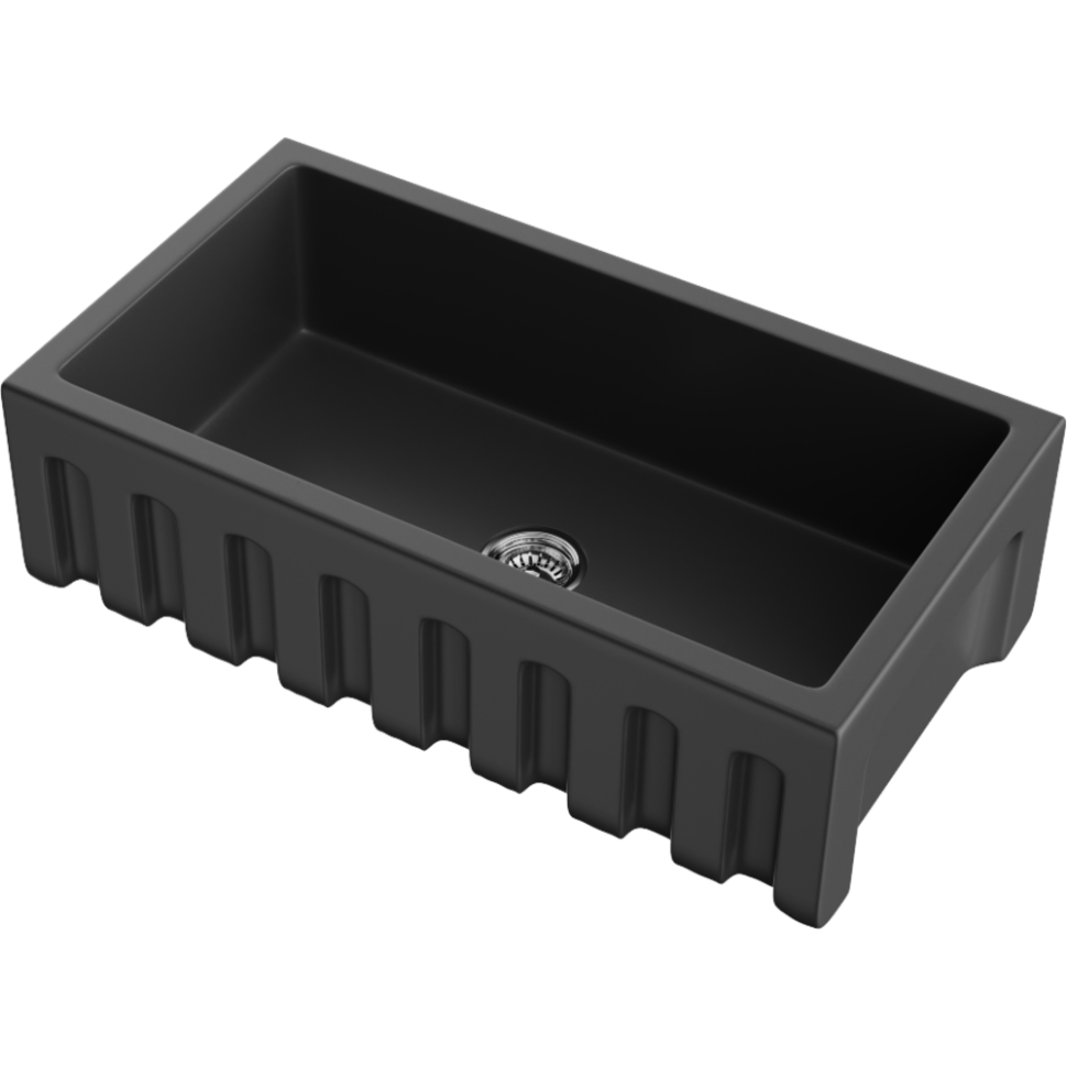 Кухонная мойка Omoikiri Mikura 83-BL Natceramic/черный