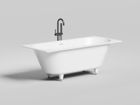 Ванна встраиваемая ORNELLA AXIS KIT 180x80 покраска по RAL полностью S-Sense Матовое