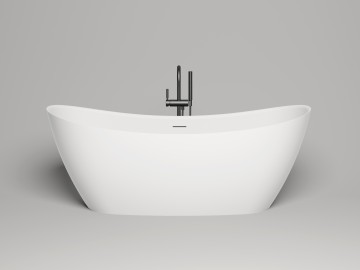 Ванна отдельностоящая NOEMI 185x81 покраска по RAL полностью S-Stone Матовое