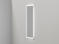 Зеркало для ванной ARMONIA прямоугольное с двойной LED подсветкой 450*900*25 mm Salini 27MA.01.450.900