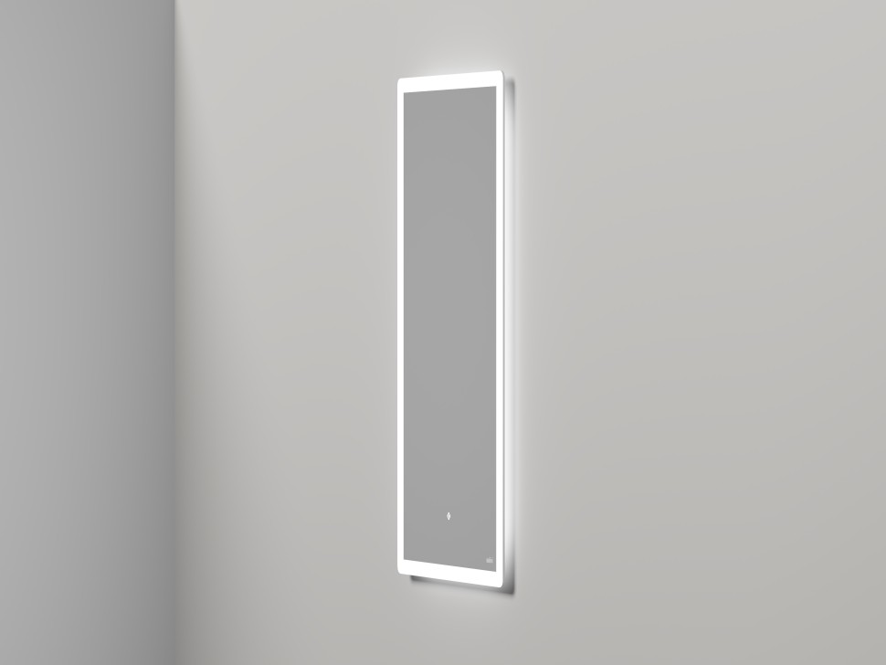 Зеркало для ванной ARMONIA прямоугольное с двойной LED подсветкой 450*900*25 mm Salini 27MA.01.450.900