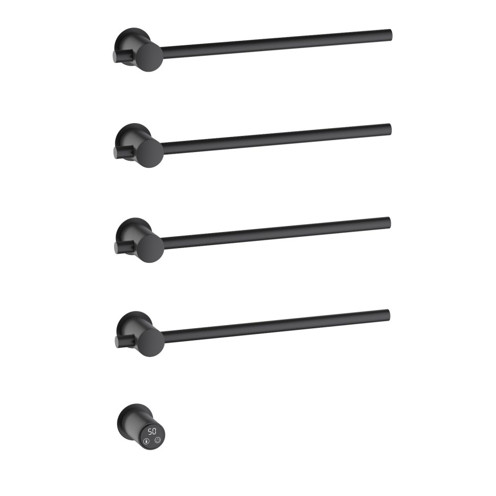 Полотенцесушитель электрический, встроенный Timo Saona 040/03SM черный