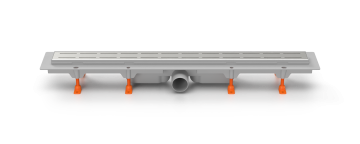 Душевой желоб MILLEAU FLOW M650FS с комбинированным затвором и решеткой нержавеющая сталь
