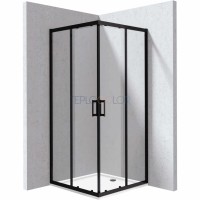 Душевая кабина, с поддоном, квадратная - 90x90 см