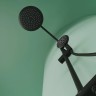 Душевая стойка SANCOS Game для душа с термостатическим смесителем, верхним и ручным душем, цвет черный матовый, арт. SC3002MB