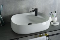 Раковина Gid N9048 51185 накладная белая 59x46x15