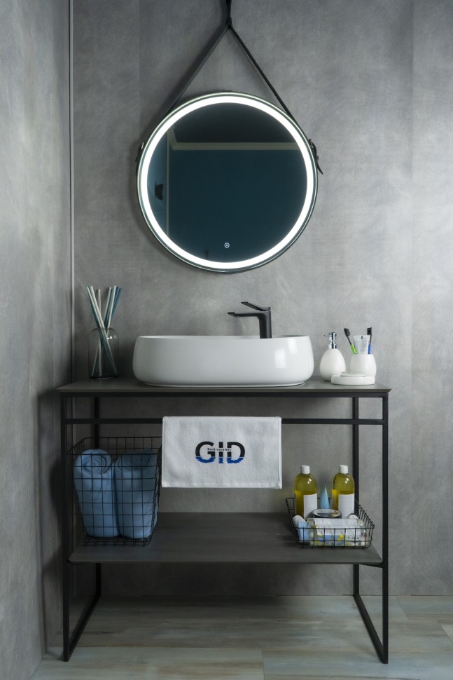 Раковина Gid N9048 51185 накладная белая 59x46x15