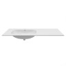 Раковина Vincea Elise VCB-4EL120MW-L, Corian левая, цвет белый матовый