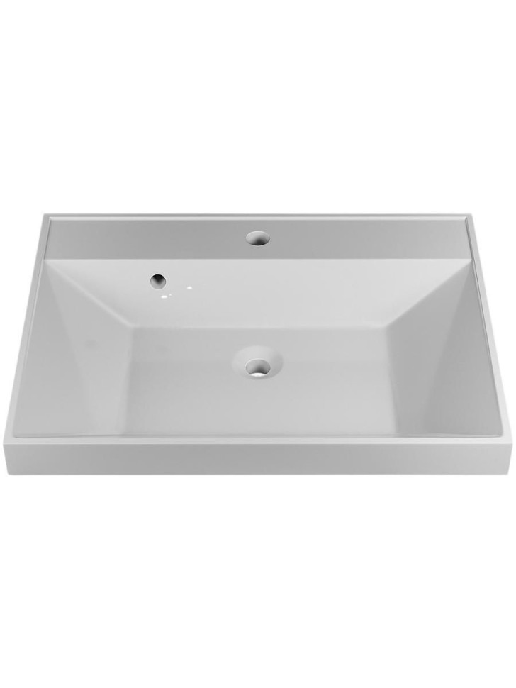 Раковина для ванной 50 см, Uperwood Classic, белая глянцевая