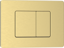 Кнопка смыва IBERICA BLANCA INOX-C нержавеющая сталь, золото матовое (IB.B011.005.000)