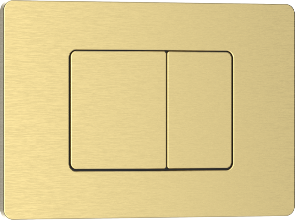 Кнопка смыва IBERICA BLANCA INOX-C нержавеющая сталь, золото матовое (IB.B011.005.000)