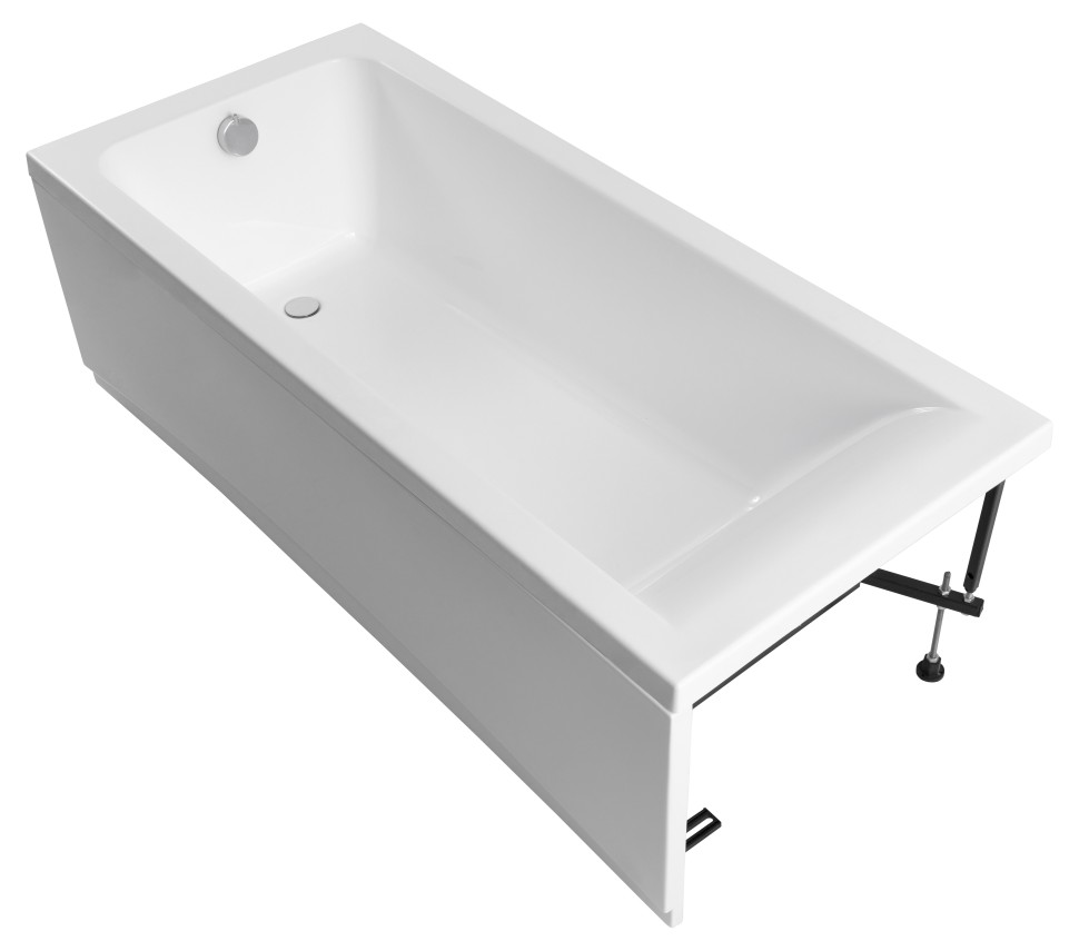 Акриловая ванна с каркасом Uperwood Infinity 175x70 см, белая