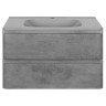 База под раковину Vico 800 подвесная, 2 выкатных ящика soft close, Beton