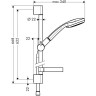 Душевой гарнитур Hansgrohe Croma 100 Vario/Unica C 27772000 хром