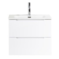 База под раковину подвесная BelBagno ETNA39-500/390-2C-SO-BL-P Bianco Lucido