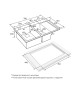 Мойка нерж. сталь KRONER 78/2SF, PM227851-BSL, брашированная нерж. сталь, левая, 780х510мм, Paulmark