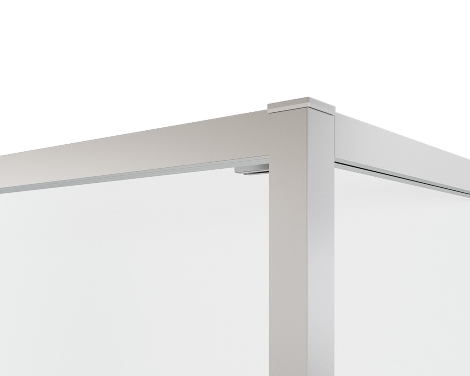 Душевой уголок Tesi VSRW-7TS9090CL, 900*900, хром, стекло прозрачное