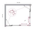Душевой уголок BelBagno LUCE-AH-22-120/100-C-Cr