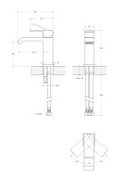 Смеситель на раковину CEZARES PORTA-LS1-BIO