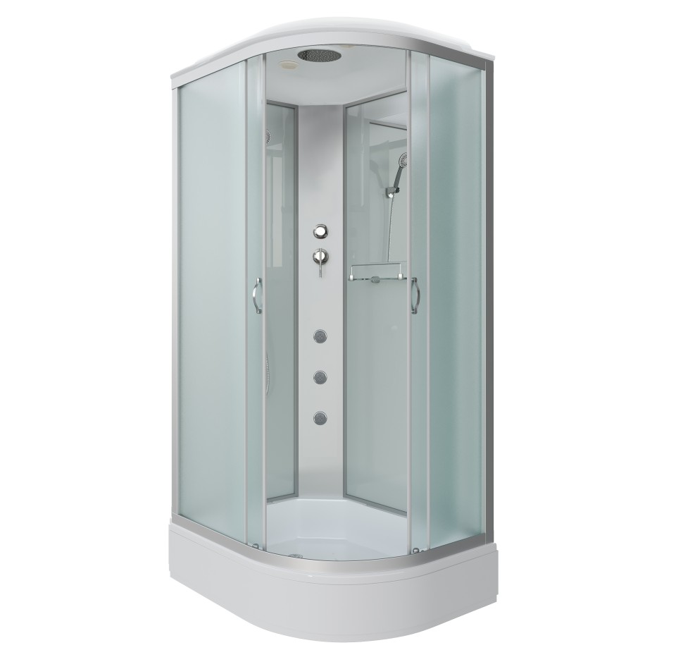 Душевая кабина Niagara Classic NG-33194-14LG (110х90х215) средний поддон(26см),стекло матовое,4 места