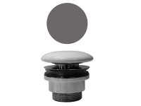 Донный клапан с открытым сливом GSI SPARES PVC16 для раковин без перелива, цвет Bistro matte  