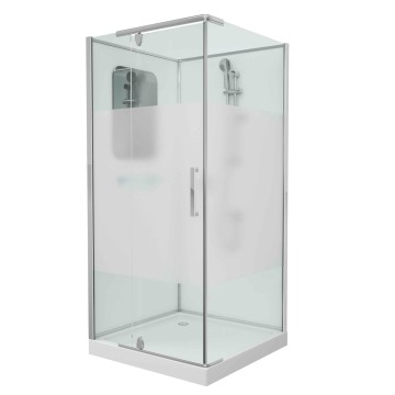 Душевая кабина Grossman Classic GR170QR (100х100х205) дверь распашная,4 места