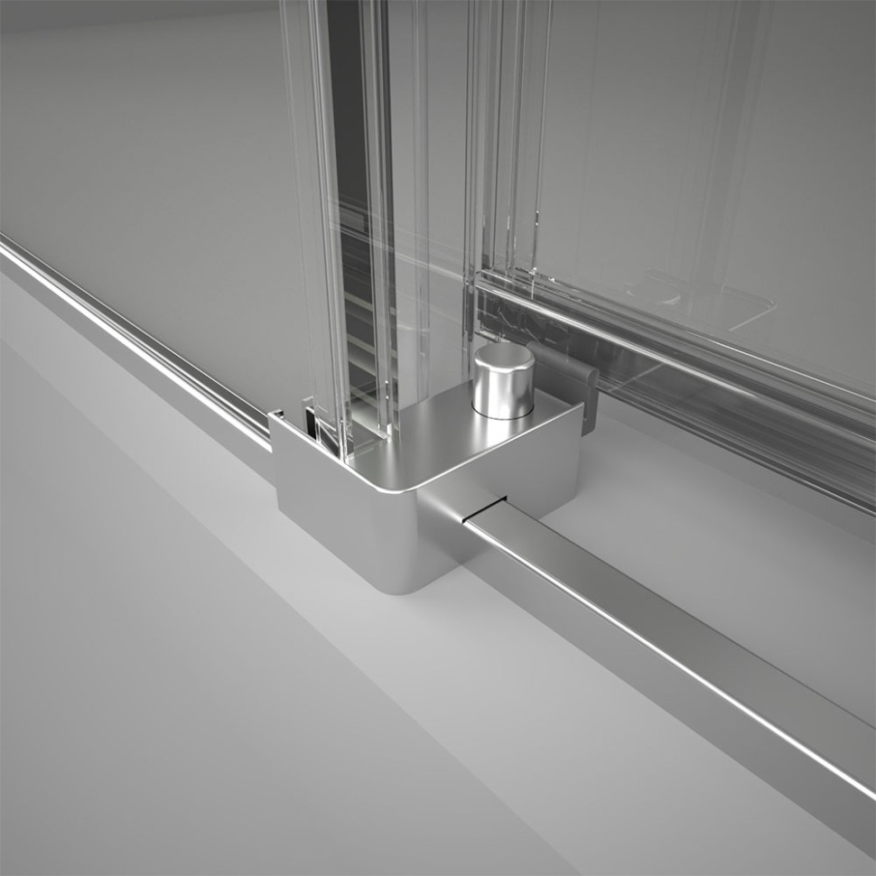 Душевой угол Veconi Rovigo RV-075, 1400х900х2000 хром, стекло прозрачное