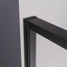 Душевой угол раздвижной Veconi Premium Prato 300 SP B-R, 1700х800x2000, черный матовый, стекло прозрачное